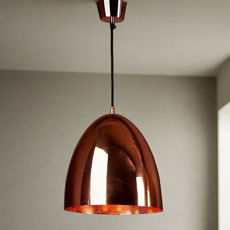 Casque Copper Pendant Light