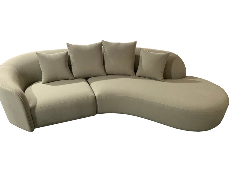 Curvar Boucle Fabric Sofa