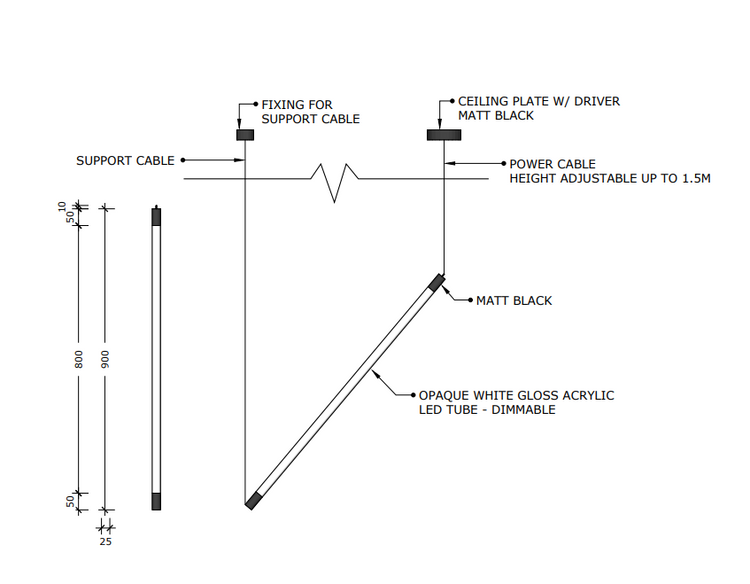 Tilt Tube Pendant